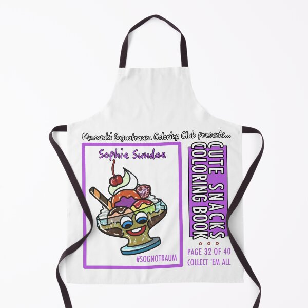 Item preview, Murasaki Sognotraum Coloring Club - Cute Snacks Coloring Book Page 32 designed and sold by GetContented.