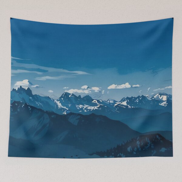 Item preview, Cascade Mountains View (Graphic) designed and sold by flyscenicair.