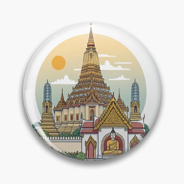 Item preview, Bangkok Wat Pho Temple designed and sold by likbatonboot.