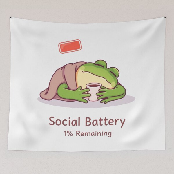 Item preview, Cute lazy frog designed and sold by RedVelvetUtd.