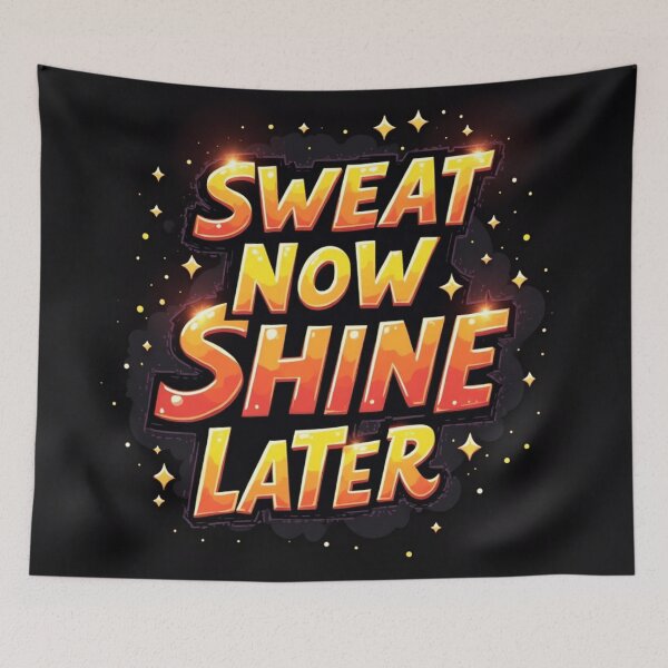 Item preview, Sweat Now, Shine Later – The Path to Success designed and sold by nhk999.