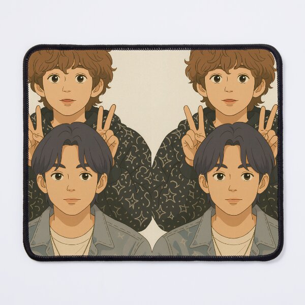 Item preview, bts taekook vkook jungkook v anime design kpop cute designed and sold by Crazy-universe.