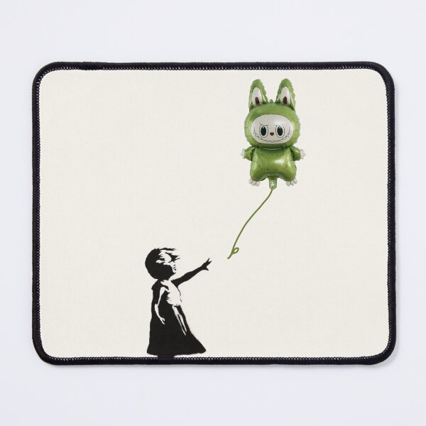 Item preview, Not banksy Girl in green labubu balloon by betojimenezart designed and sold by Betojimenez13.