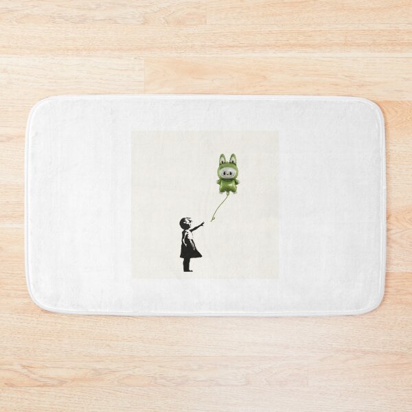 Item preview, Not banksy Girl in green labubu balloon by betojimenezart  designed and sold by Betojimenez13.