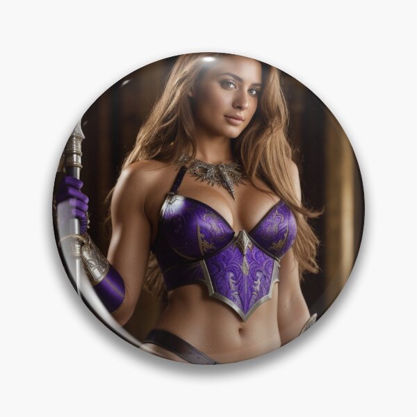Item preview, Purple Queen with a Spear designed and sold by ARoccoArt.
