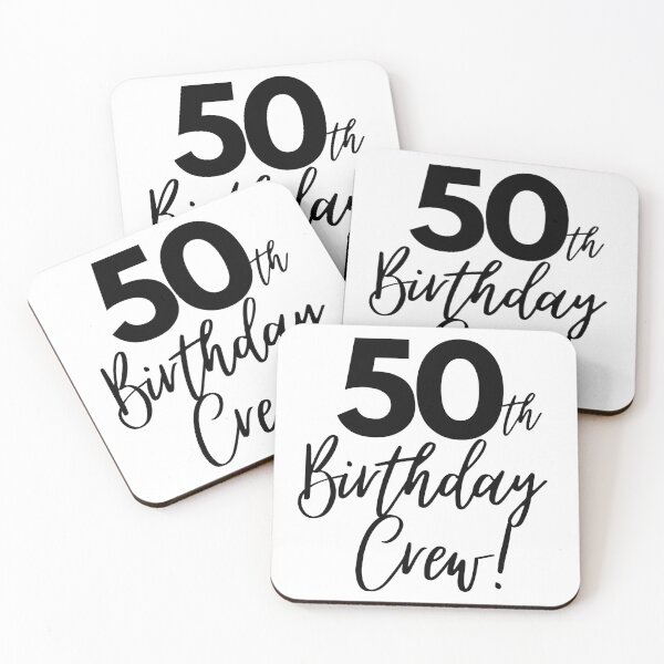 Item preview, 50 Birthday Crew | 50th Birthday Celebration | Party Squad Design designed and sold by highflycrafts.
