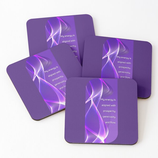Item preview, Prosperity Alignment – Vibrant Purple Flow Energy Affirmation designed and sold by LUV963.
