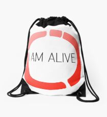 Detroit Become Human - I Am Alive Drawstring Bag
