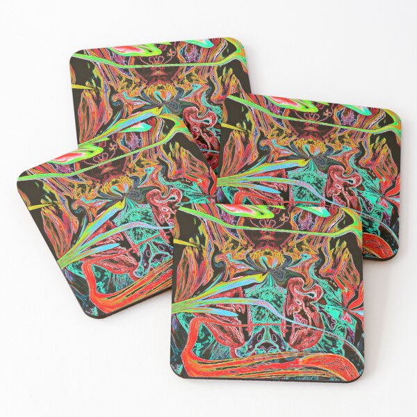 Artikelvorschau, Hidden Insects 5 – Psychedelisches Muster im Traumstil entworfen und verkauft von Vision Illustrated.