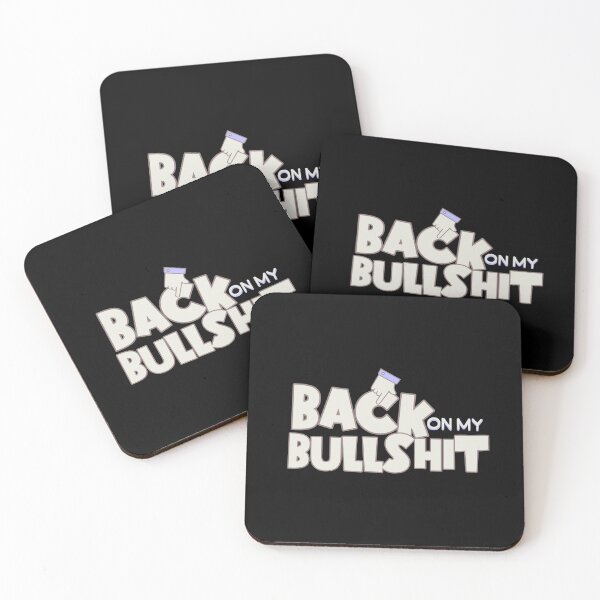 Item preview, back on my bullshit designed and sold by dudelinart.