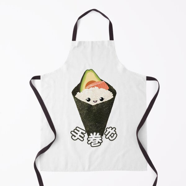 Item preview, Temaki Sushi Cute Sticker Japanese Food Illustration designed and sold by SaavedraDesign.