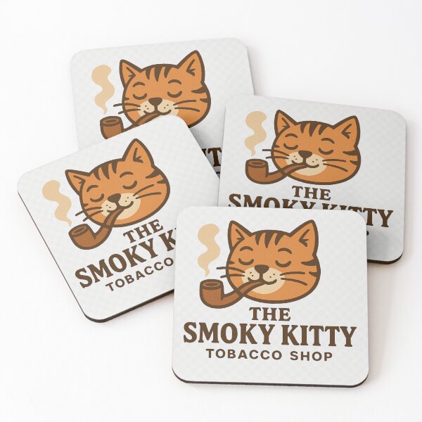 Item preview, The Smoky Kitty designed and sold by MindsInBloom.