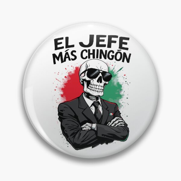 Item preview, El Jefe Más Chingón – Boss Mode Skeleton designed and sold by BeamiCreations.