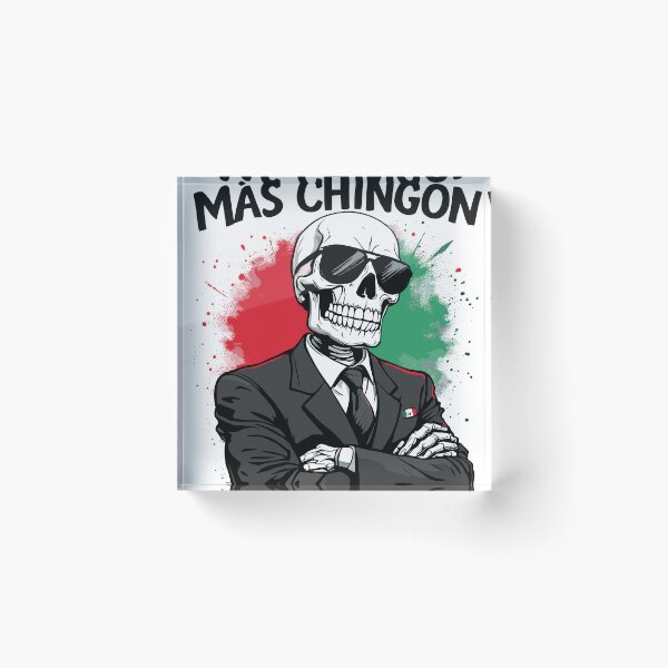 Item preview, El Jefe Más Chingón – Boss Mode Skeleton designed and sold by BeamiCreations.