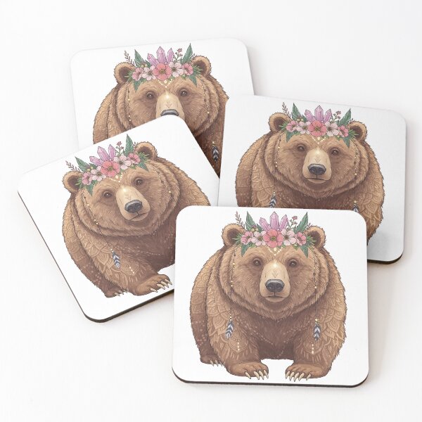 Item preview, Boho Majesty Bear designed and sold by VaniCoDesigns.
