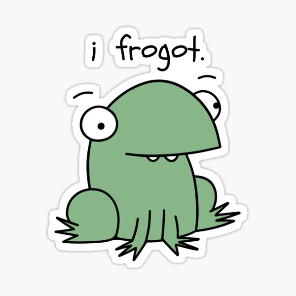Item preview, i frogot. designed and sold by feelingpine.