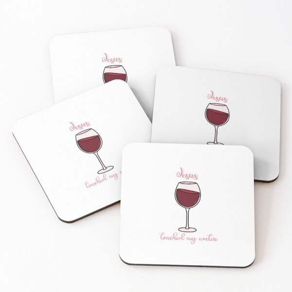 Item preview, 'Jesus Touched my Water' designed and sold by Stickers by Maisy.