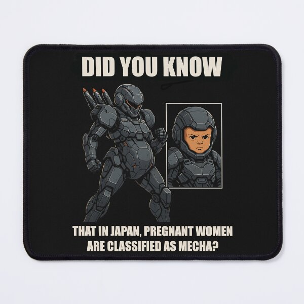 Item preview, Pregnant Mecha Meme – Funny Sci-Fi Japan-Inspired Pregnancy Gag Design designed and sold by StudioX27.
