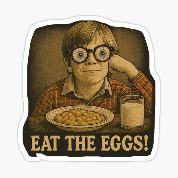 Item preview, Mr Boogedy - Eat The Eggs designed and sold by Wish I Was Here.