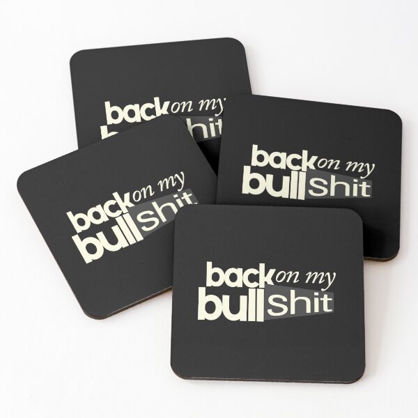 Item preview, back on my bullshit designed and sold by dudelinart.