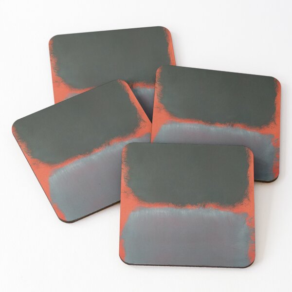 Aperçu de l'œuvre Mark Rothko - Sans titre (Gris, gris sur rouge) - 1968 créée et vendue par StrokeMe.