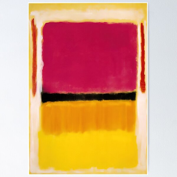 Artikel-Vorschau von Mark Rothko – Violett, Schwarz, Orange, Gelb auf Weiß und Rot – 1949, designt und verkauft von StrokeMe.
