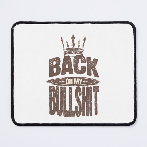 Item preview, back on my bullshit designed and sold by dudelinart.
