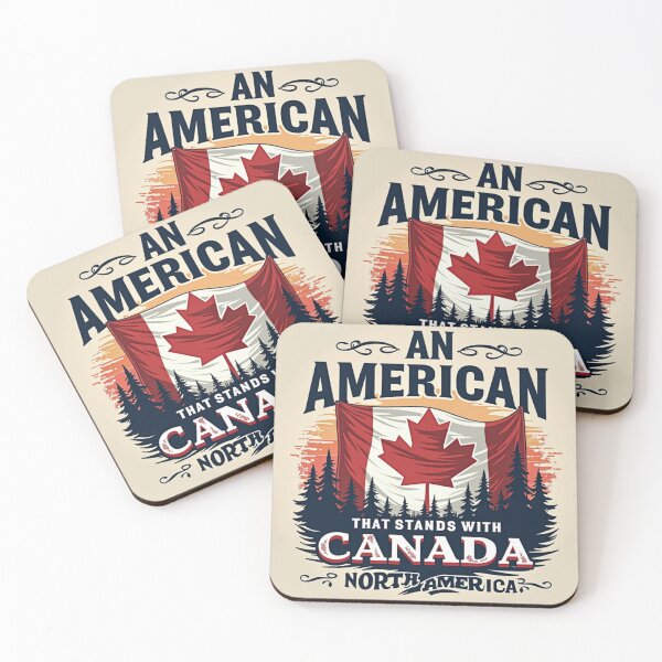 Item preview, An American That Stands With Canada – United in North America designed and sold by MySheetMusicArt.