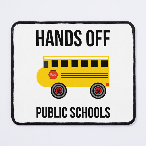 Item preview, Hands off public schools  designed and sold by Rachel the Artist .