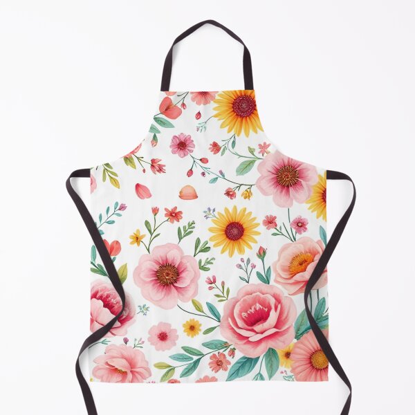 Item preview, Watercolor Pink & Yellow Floral Pattern – Spring Flowers Design for Gifts & Fashion designed and sold by InsightA.