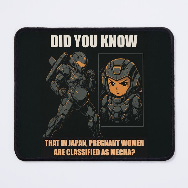 Item preview, Pregnant Mecha Meme – Sci-Fi Japan Meme With Baby Pilot (Orange Variant) designed and sold by StudioX27.