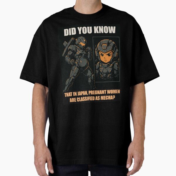 Item preview, Pregnant Mecha Meme – Sci-Fi Japan Meme With Baby Pilot (Orange Variant) designed and sold by StudioX27.