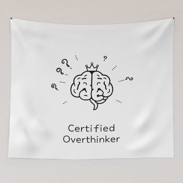 Item preview, Certified overthinker designed and sold by RedVelvetUtd.