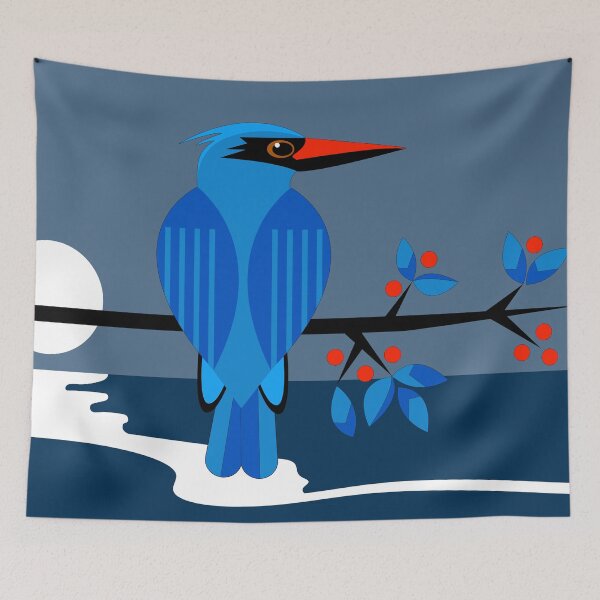 Item preview, Woodland Kingfisher designed and sold by Graham Colton.