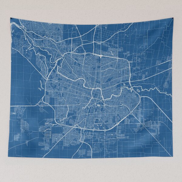 Item preview, Córdoba City Map of Argentina - Blueprint designed and sold by deMAP.