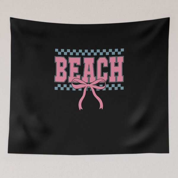 Item preview, Beach Babe Checkered Coquette Bow Summer Vacation Girls designed and sold by MOHITSALVI.