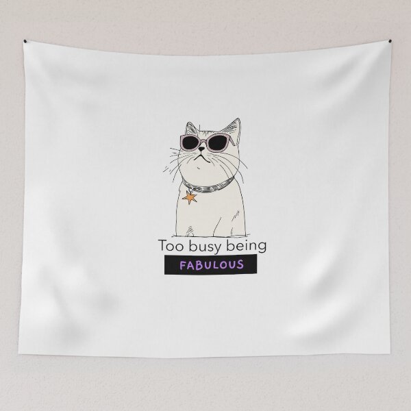 Item preview, Too busy being Fabulous. Goofy, weird and fun artwork by wonkydoodleink. Version 3. designed and sold by wonkydoodleink.