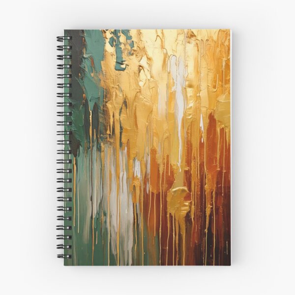 Item preview, Abstract Earth Tone Painting – Thick Dripping Paint – Modern Textured Art designed and sold by CattlettArt.