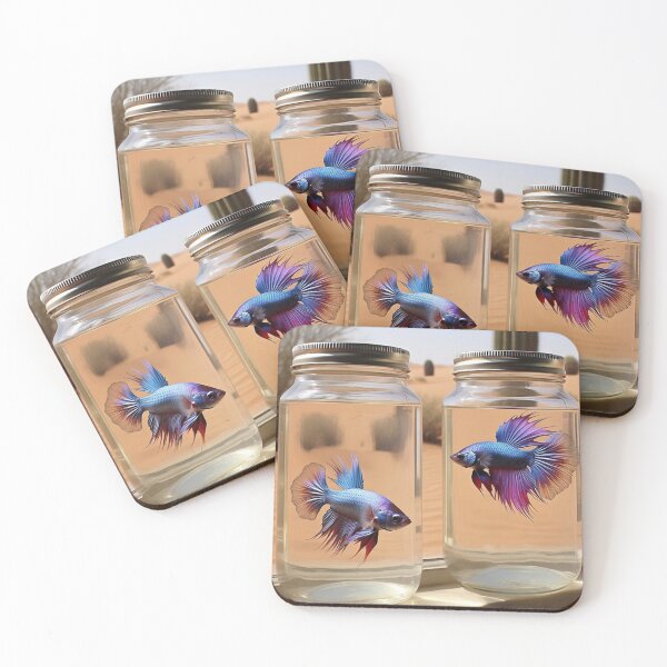 Item preview, Thai Fighting Fish: In a Flower Bottle Desert View designed and sold by Tonphiarts.
