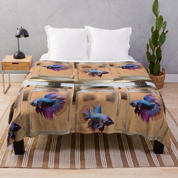 Item preview, Thai Fighting Fish: In a Flower Bottle Desert View designed and sold by Tonphiarts.