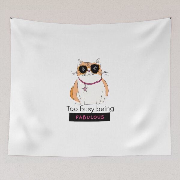 Item preview, Too busy being Fabulous. Goofy, weird and fun artwork by wonkydoodleink. Version 4. designed and sold by wonkydoodleink.