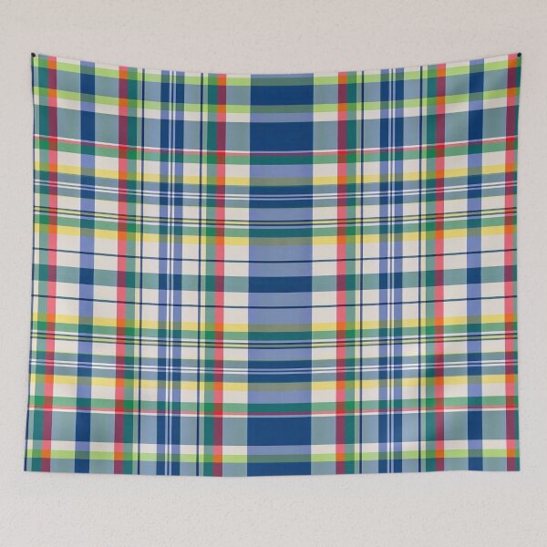 Item preview, Tartan Scottish traditional heritage modern red green and blue fashion designed and sold by teesresolution.