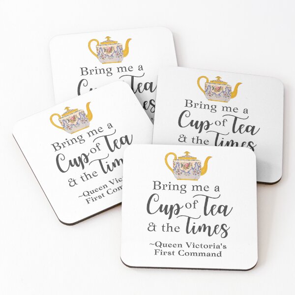 Item preview, Queen Victoria Tea History Quote designed and sold by MaryKunzGoldman.