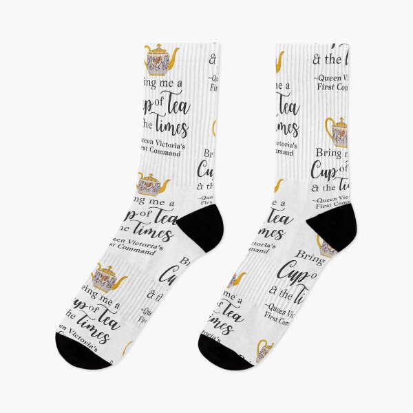 Item preview, Queen Victoria Tea History Quote designed and sold by MaryKunzGoldman.