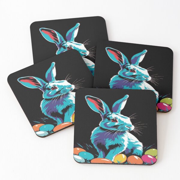 Item preview, Colorful Easter rabbit and eggs. designed and sold by DaliaSabryTee.