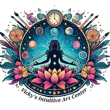 Artwork thumbnail, This is the logo for Vicky's Intuitive Arts Center by ladyinthemitten
