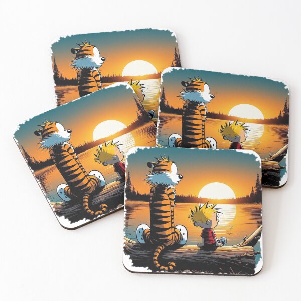 Item preview, Calvin and Hobbs sunset designed and sold by JAMMIN2.