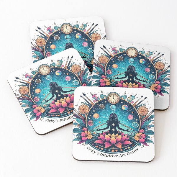 Item preview, This is the logo for Vicky's Intuitive Arts Center designed and sold by ladyinthemitten.