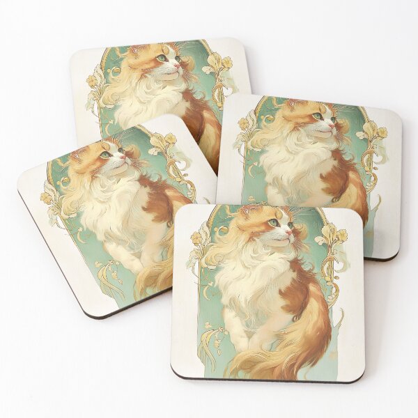 Item preview, Cats of Art Nuvo | Maine Coon_04 designed and sold by TailTalesJP.