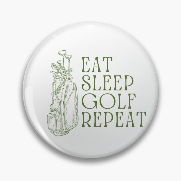 Item preview, Eat Sleep Golf Repeat designed and sold by lululucyy.